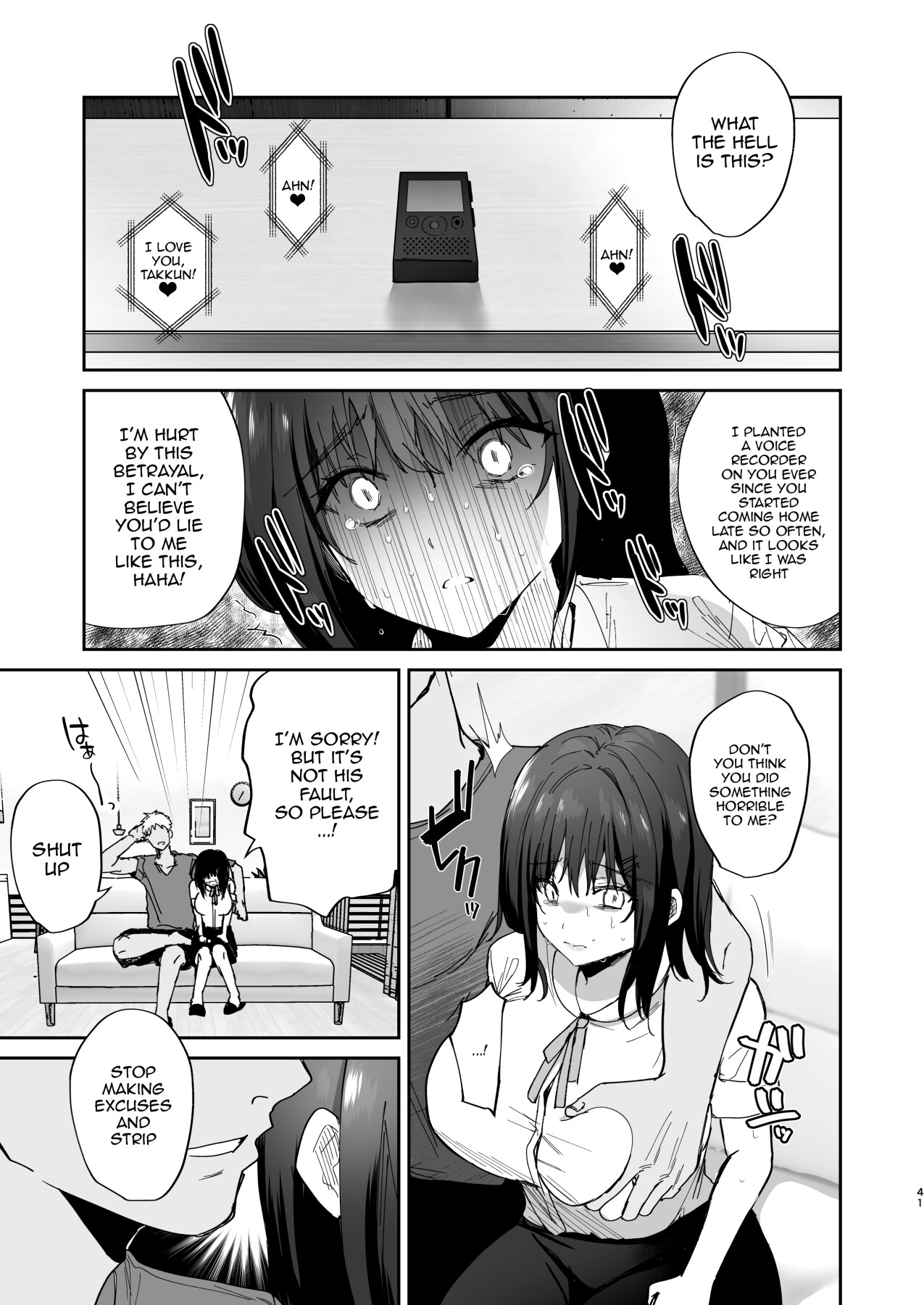 Hentai Manga Comic-My Girlfriend Was Being Raped By Her Dad Over and Over-Read-41